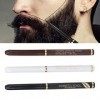 3 Pièces/ensemble Barbe Stylo Barbe Crayon Remplissage Barbier Stylo Bord Délié Trace Crayons Eau Sueur Preuve Eyeliner pour 