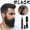 Stylo À Barbe - Crayon À Barbe Pour Homme, Kit De Remplissage De Barbe, Brosse À Barbe Pour Homme, Crayon Correcteur De Stylo