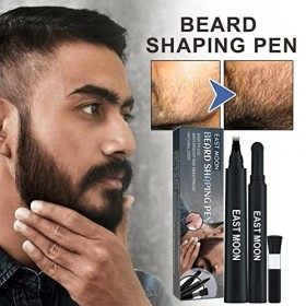 Stylo De Remplissage De Barbe, Stylo Barbe Imperméable, Stylo De Remplissage De Barbe, Kit De Remplissage De Barbe Naturel, C