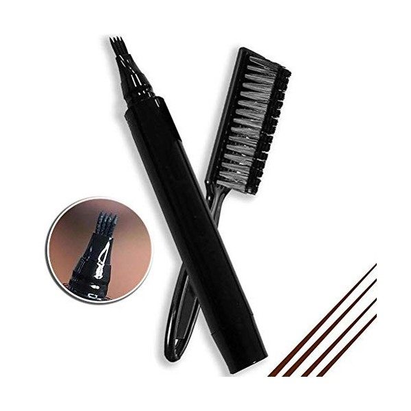 HUSHUI Remplisseur de Crayon de Barbe pour Hommes, remplisseur de Stylo de Barbe pour Hommes, Stylo de Remplissage de Barbe P