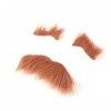 TENDYCOCO Halloween Fausse Moustache Sourcils Barbe Kit Auto-Adhésif Poils du Visage Drôle Moustache Kit Cosplay Accessoires 