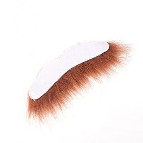 TENDYCOCO Halloween Fausse Moustache Sourcils Barbe Kit Auto-Adhésif Poils du Visage Drôle Moustache Kit Cosplay Accessoires 