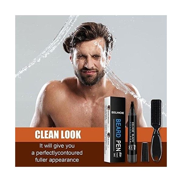 Kit de remplissage de barbe pour homme - S5G7 - Pour réparation de moustache - Pour homme