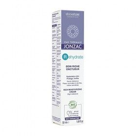 Eau Thermale Jonzac | Soin Riche Onctueux - Rehydrate | Hydratation 24h – Protège, Fortifie | Activateur d’hydratation | Peau...