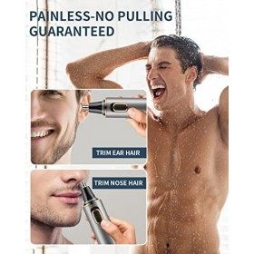 AREYZIN Tondeuse professionnelle pour les oreilles et le nez 2023 rechargeable par USB pour homme et femme,Tondeuse nasale, s