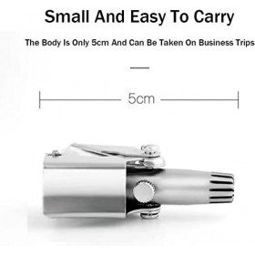 JIYISHIHOU Tondeuse Nez, Acier Inoxydable Tondeuse à Poils du Nez, Lavable, Tondeuse Nez Oreilles Epilateur Nez Tondeuse à Po