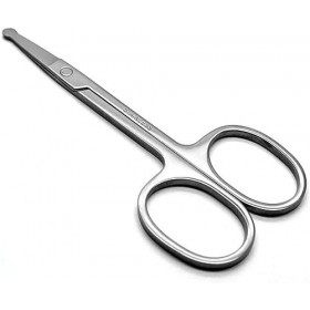 Attractive DesignCiseaux pour poils du visage hommes femmes ciseaux nez ciseaux en acier inoxydable moustache tondeuse à mous