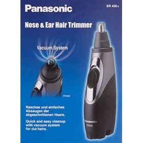 Panasonic - ER-430 Tondeuse Hygiénique Nez et Oreilles avec Système de Sécurité et dAspiration