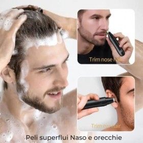 soleilx Coupe-cheveux nez et oreilles professionnels sans douleur pour hommes et femmes – Rasoir pour cheveux nez et oreilles