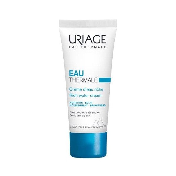 Uriage dEau Riche Crème Hydratante, 40 ml Crème Jour et Nuit