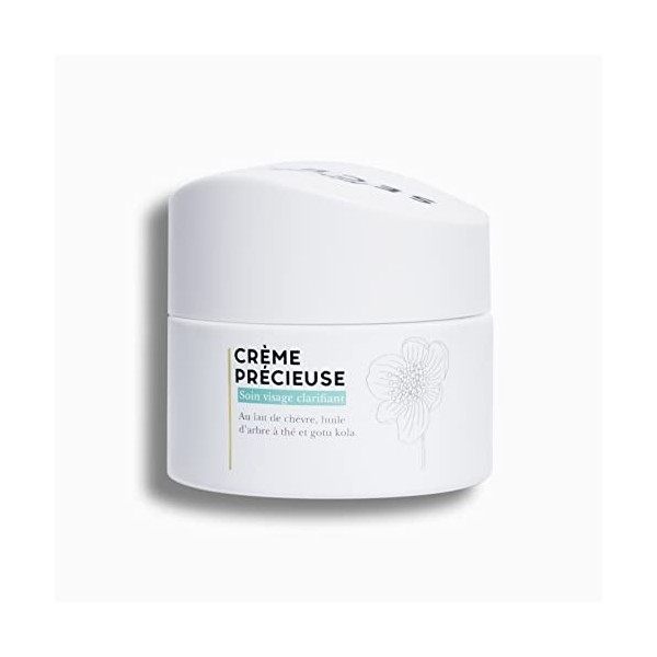 PIN UP SECRET - Crème Précieuse Visage Anti-Imperfections au Lait de Chèvre - Peau Irritées et à Problèmes - 50 mL Crème Jour...