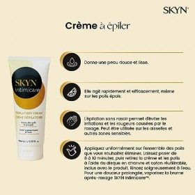 SKYN Intimicare: Crème Dépilatoire Intime 150mL pour Femmes et Hommes/Sans odeur, agit rapidement sur tous les types de poi