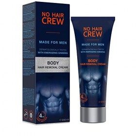 NO HAIR CREW Crème dépilatoire pour le corps. Pour hommes, 200 ml