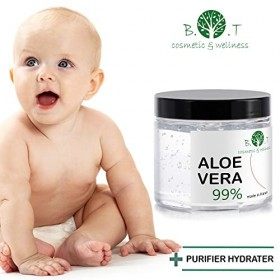 B.O.T cosmetic & wellness Gel daloe vera pur régénérant 100% naturel des îles Canaries. Hydratant pour tous types de peau, v ...