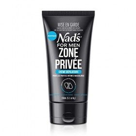 Nads For Men Zone Privée Crème Dépilatoire, Crème Dépilatoire Intime, Épilation Intime Pour Hommes, Zones Intimes Creme Depi