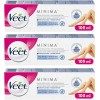 Veet Crème Dépilatoire Minima - Douceur Longue Durée Après Epilation- Peaux Sensibles - Tube 100ml Lot de 3 