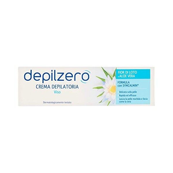 Depilzero Crème épilatoire Visage, 50ml, 1