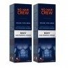 2 x NO HAIR CREW Crème dépilatoire pour le corps. Pour hommes, 200 ml set de 2 x 200 ml 