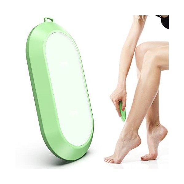 Crystal Hair Eraser, Portable Crystal Hair Removal Device, Sa-fe and Portable Crystal Epilator & Painless Exfoliator M8-gree