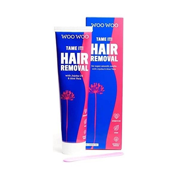 WooWoo Tame it! Crème Dépilatoire Intime sans Douleur pour Femmes - 100ml