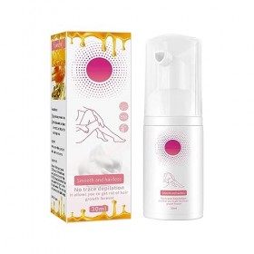 Spray Moussant Dépilatoire EELHOE autorisé Mousse au Miel pour Lépilation Corps Entier, Hydratation des Jambes Aisselles e