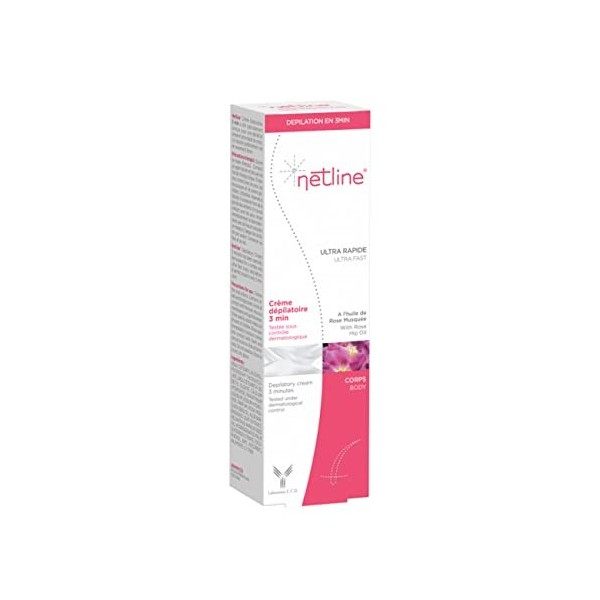 Netline Crème Dépilatoire 3 Min Corps, 150 ml