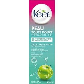 Veet - Crème Dépilatoire Parfum Pomme - 90ml - lot de 3 crèmes