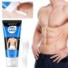 Depilatory Cream Blue Crème dépilatoire Intime Pour Hommes, Crème Dépilatoire Ultra Douce, Crème Dépilatoire Indolore Pour 