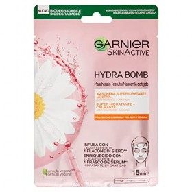 Garnier SkinActive Hydra Bomb Masque super-hydratant pour tissus, 32g Crème Jour et Nuit