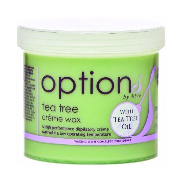 Hive Options Cire crème dépilatoire Arbre à thé 425 g