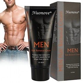 Creme Depilatoire Homme, Hair Removal Cream, Crème Dépilatoire Intime pour Homme, Crème Dépilatoire Hydratante,Indolore, Épil