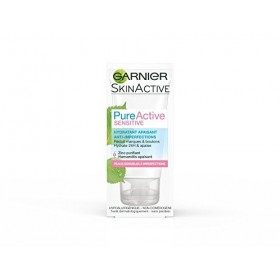 Garnier - SkinActive - Pure Active Sensitive - Hydratant Apaisant Anti-Imperfections - Peaux Sensibles à Imperfections - Lot ...