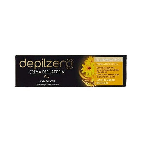 DEPILZERO Argan crema viso 50 ml. - Dépilatoire