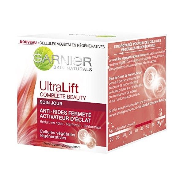 Garnier - Skin Active - UltraLift Complete beauty Soin Anti-Rides Jour - Soin visage anti-âge fermeté Crème Jour et Nuit