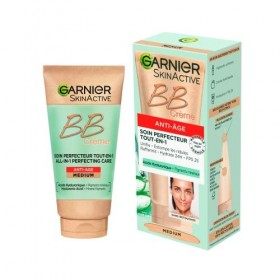 Garnier - BB Crème Anti-Âge - Soin Perfecteur Tout-en-1 Anti-Rides - FPS 25 - Enrichi en Acide Hyaluronique & Aloe Vera - Pou...
