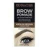 Makeup Revolution, Gel Crème Sourcils, Dark, 2.5g