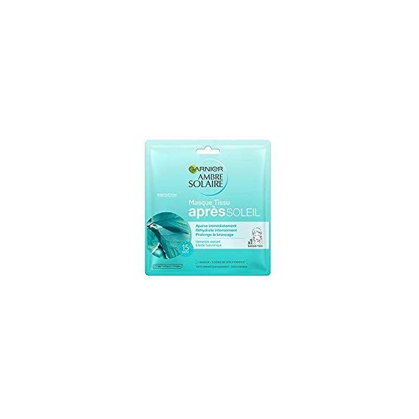 Masque Tissu Après soleil Garnier Crème Jour et Nuit