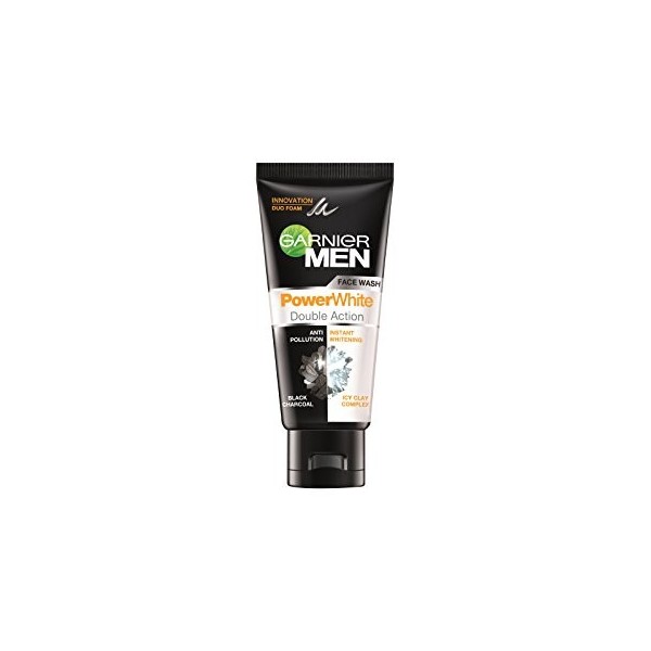 Garnier Men Power White Nettoyant visage double action 50 g 100 g Crème Jour et Nuit