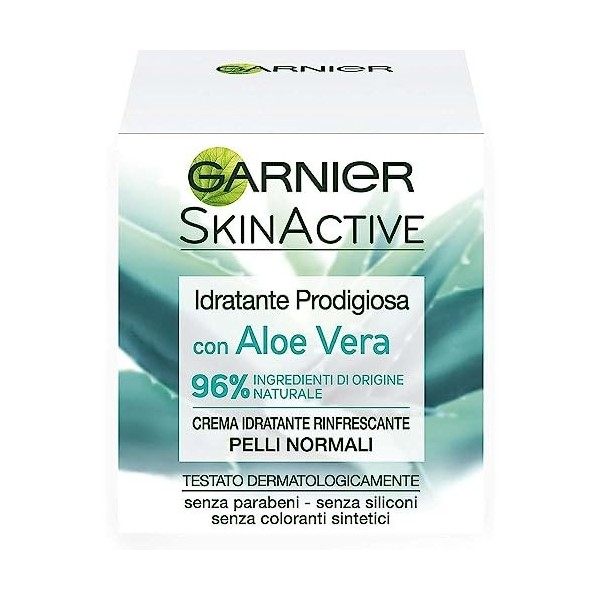 Garnier – Skin Naturals léger hydratant prodigieuse – Crème Visage Peaux Normales 50 ml Crème Jour et Nuit