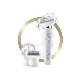 Braun Silk-épil 9 Flex 9030 Épilateur Blanc/doré