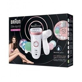 Braun 9-970 Épilateur Silk-épil&nbsp;9 SkinSpa SensoSmart, rose