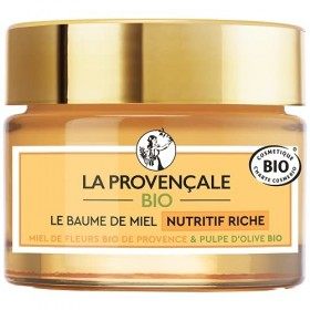 La Provençale Bio – Baume de Miel Nutritif Riche – Miel de Fleurs Bio IGP Provence et Pulpe dOlive Bio – Pour Tous Types de ...