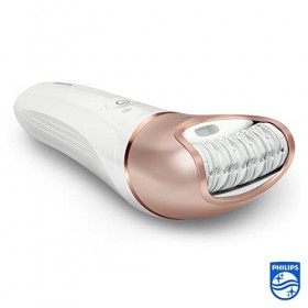 Philips BRE652/00, Epilateur & pédicure électriques Satinelle Prestige, 11 accessoires, 100% étanche