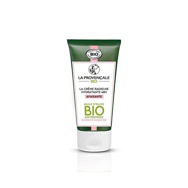 La Provençale Bio Radieuse Crème hydratante 48h apaisante certifiée Bio Crème Jour et Nuit