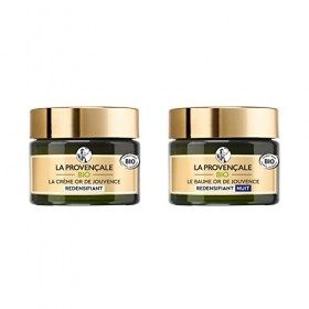 La Provençale Bio - Or de Jouvence Routine redensifiante crème et baume Peaux Matures certifiée bio Crème Jour et Nuit