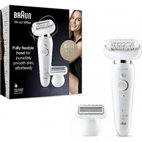 Braun Silk-épil 9 Flex 9-006 - Épilateur à tête flexible pour une épilation plus facile