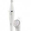 Braun Face SE810 Épilateur et Brosse de Nettoyage pour Le Visage, Blanc