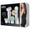 Braun Silk-epil 9 Flex 9300 Beauty Set Wet & Dry épilator with 8 extras compris Braun FaceSpa