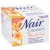 NAIR - Cire Divine aux Extraits de Fleur de Tiaré, Spéciale Peaux Sensibles, Se Retire Sans Bandes, Pot de 400g + 2 Lingettes