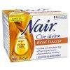 NAIR - Cire Divine aux Extraits de Fleur de Tiaré, Spéciale Peaux Sensibles, Se Retire Sans Bandes, Pot de 400g + 2 Lingettes